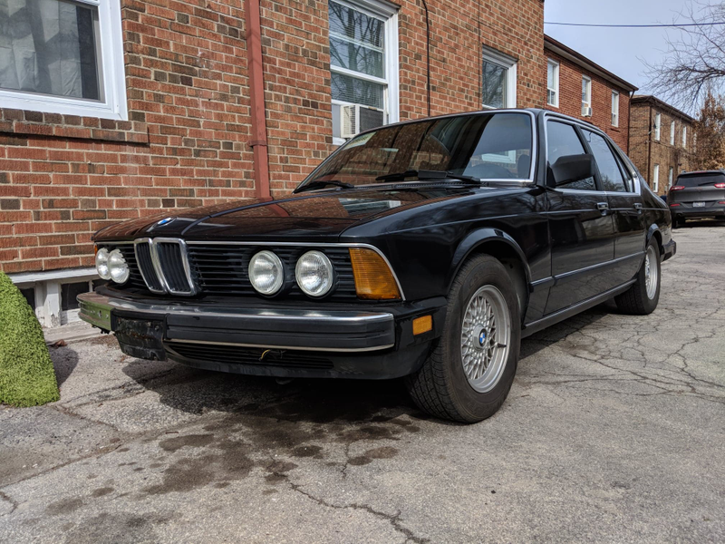 Illustration for article titled Lol Patrick George thinks he's hard for daily-ing an E23 7-Series